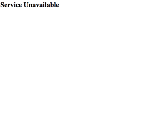 ServiceUnavailable